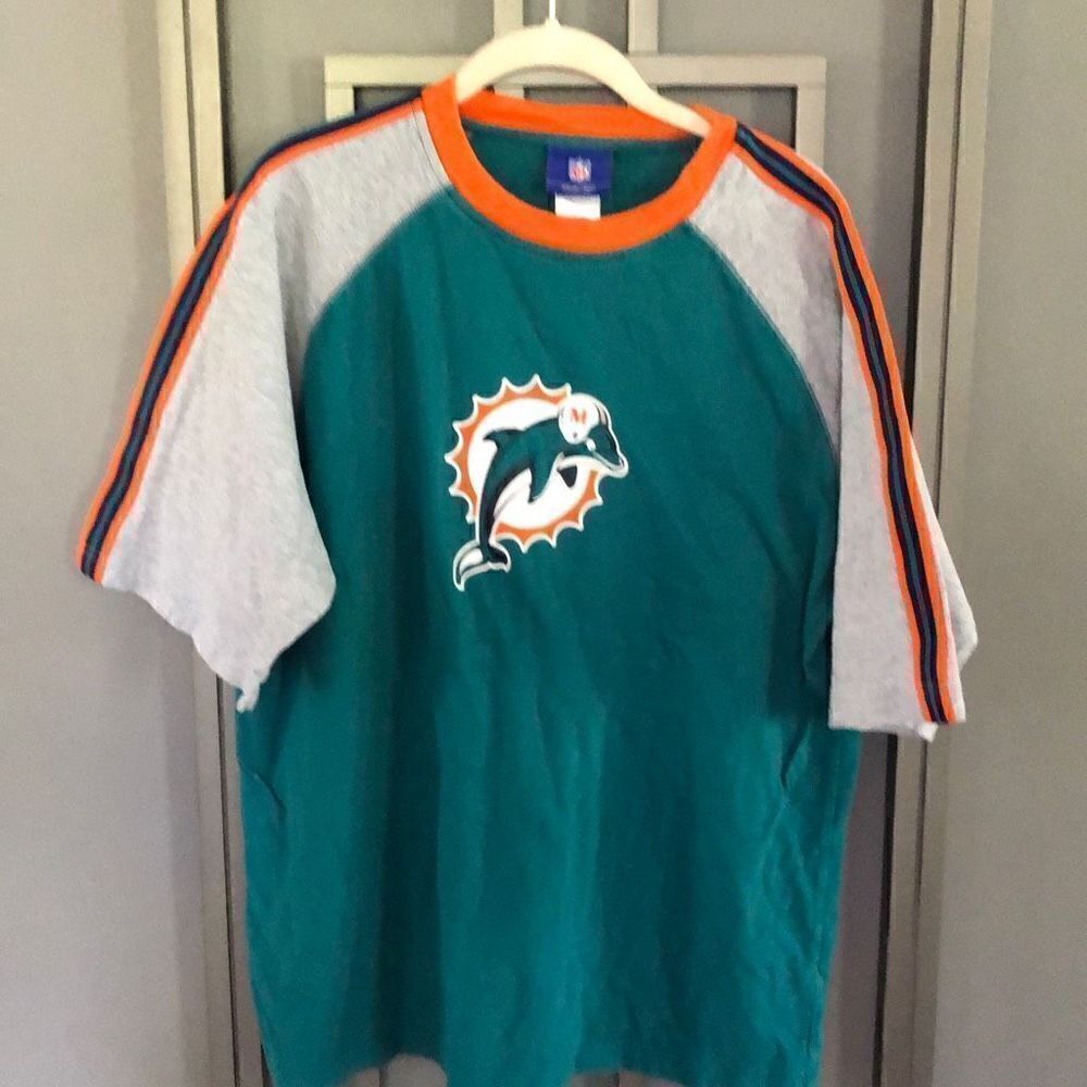 Vintage Miami dolphins Half NFL sleeve T-shirt size L